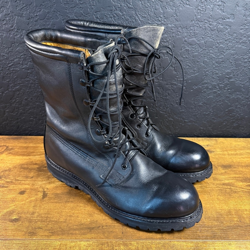 US Military ICWB Gore-Tex Black‎ Leather Insulated Combat Boots Mens 7.5R